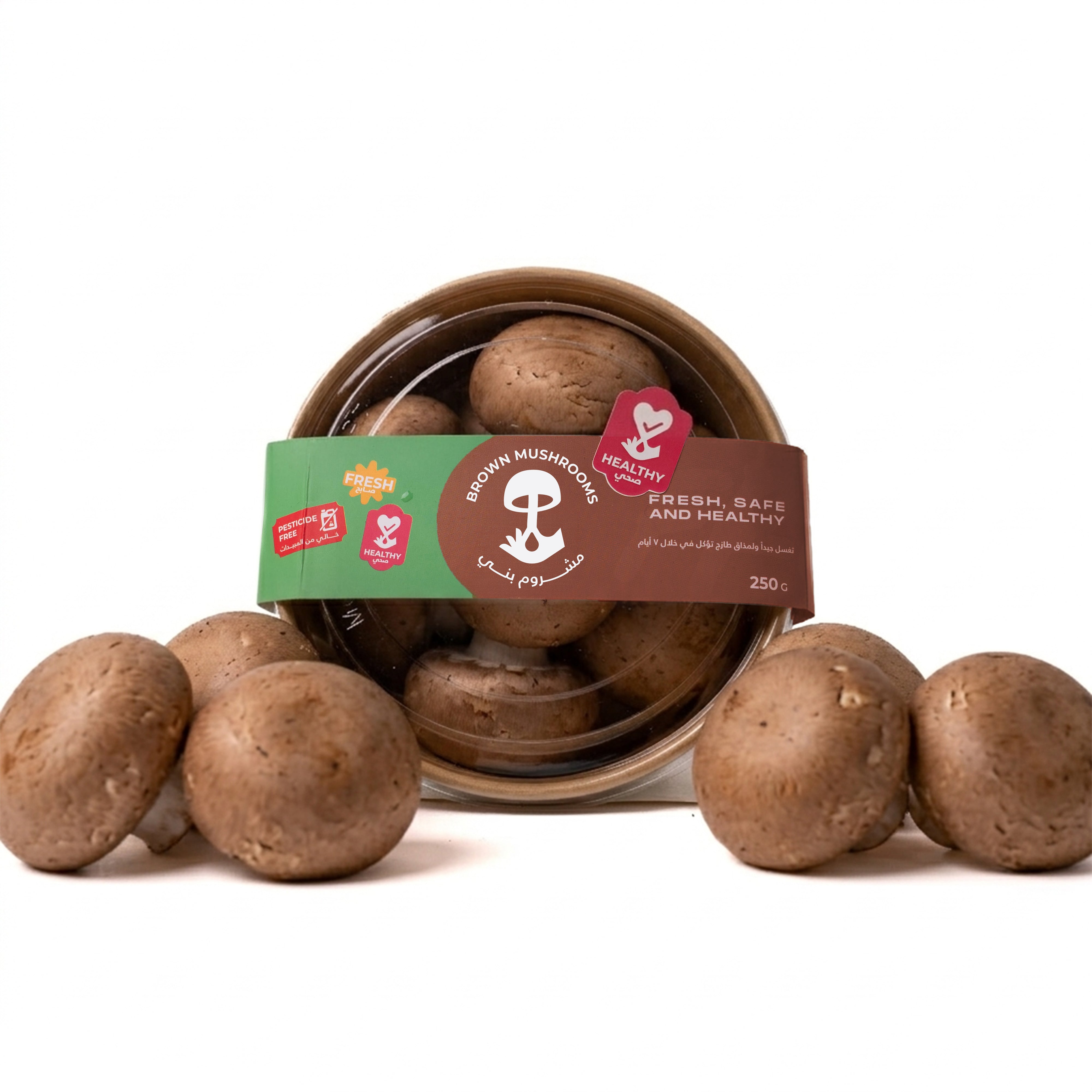 Brown mushrooms